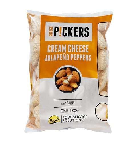 Veg Mc Cain Pickers Cream Cheese Peppers B